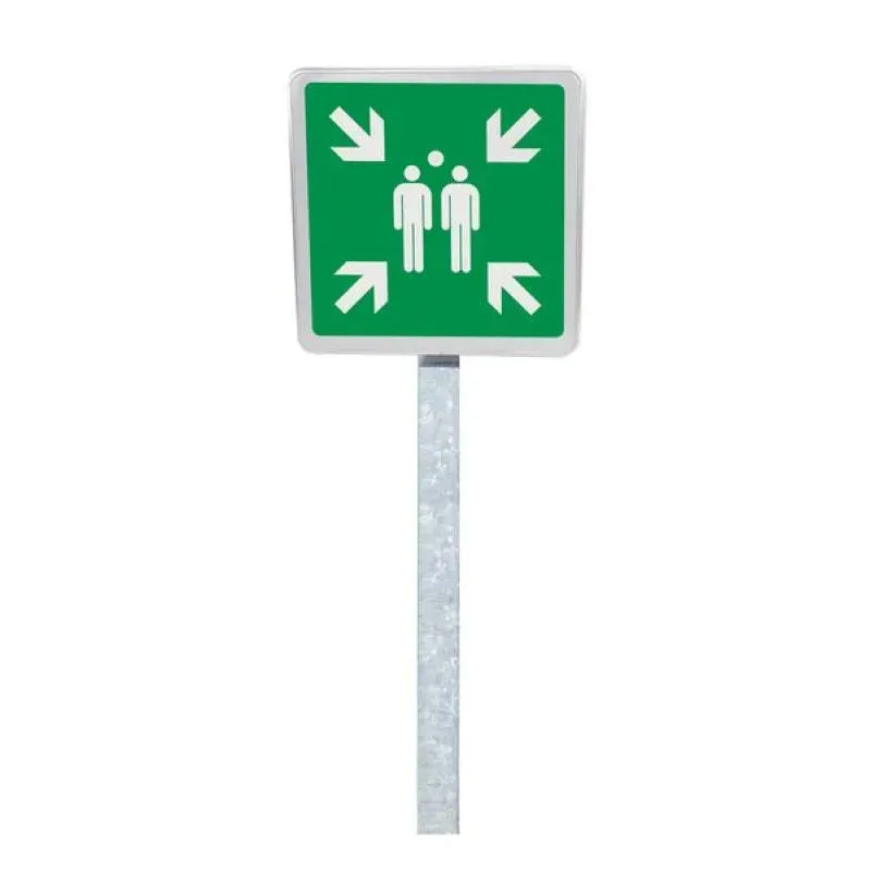 Panneau point de rassemblement