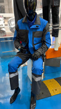 Jacket & pantalon multi poche bleu