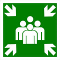 Panneau point de rassemblement