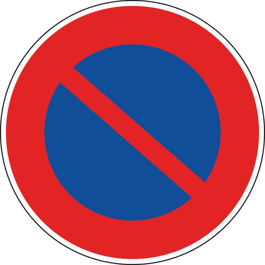 Panneau stationnement interdit B6a1
