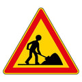 Panneau temporaire travaux